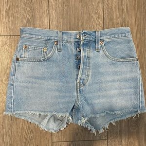 Levi’s 501 high rise shorts
